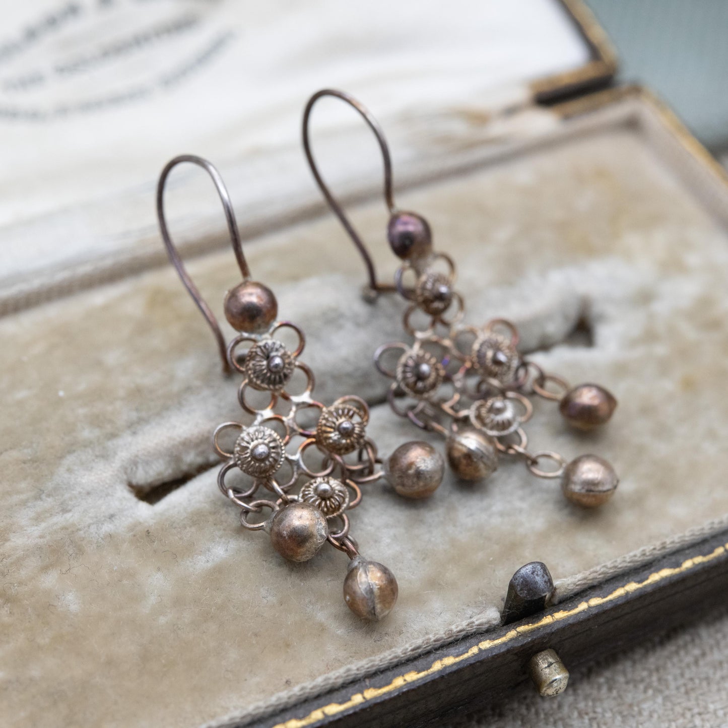 Vintage Silver Norwegian Solje Earrings - Collectable Scandinavian Silver Jewellery