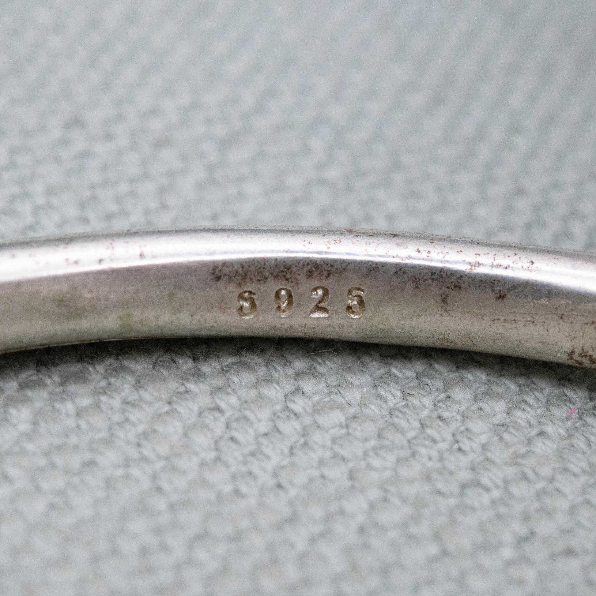 Vintage Sterling Silver Open Cuff Bangle - Traditional Style | Jewellery Gift for Her