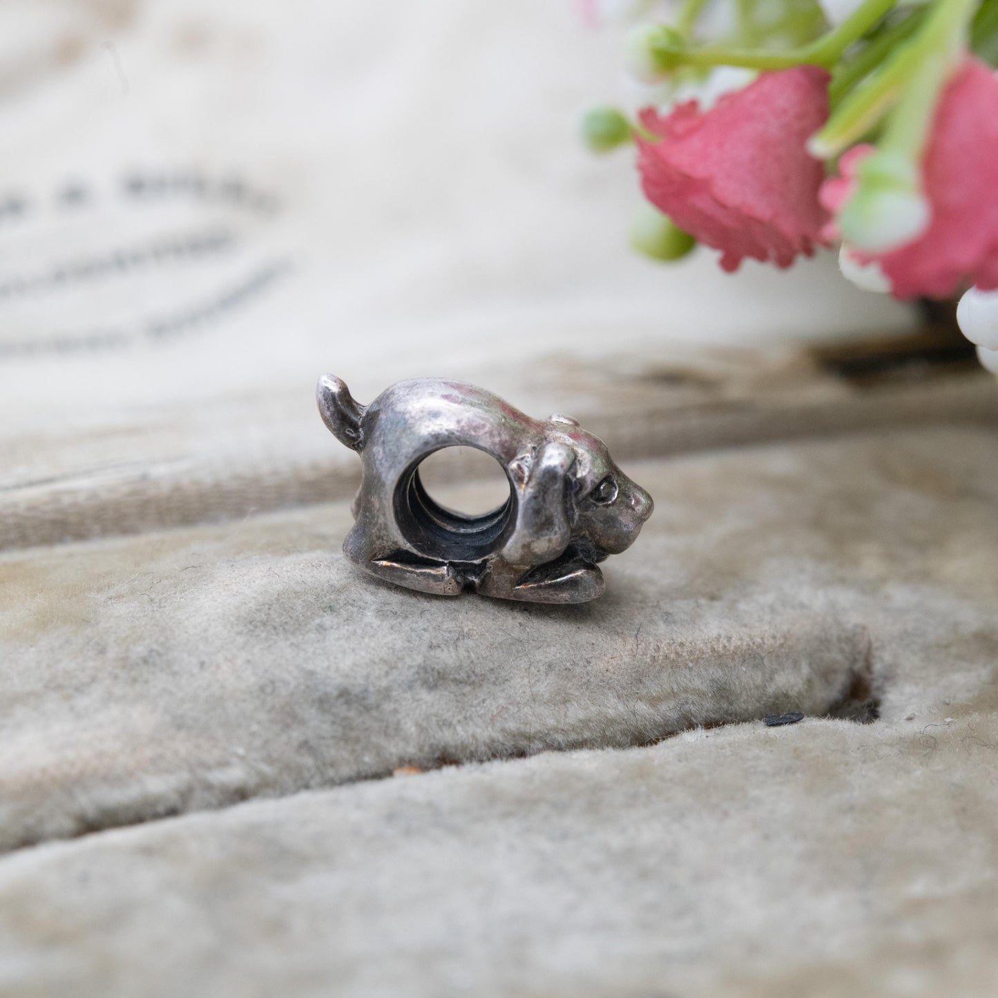 Chamilia Sterling Silver Dog Charm Pendant - Designer Gift for Charm Bracelet