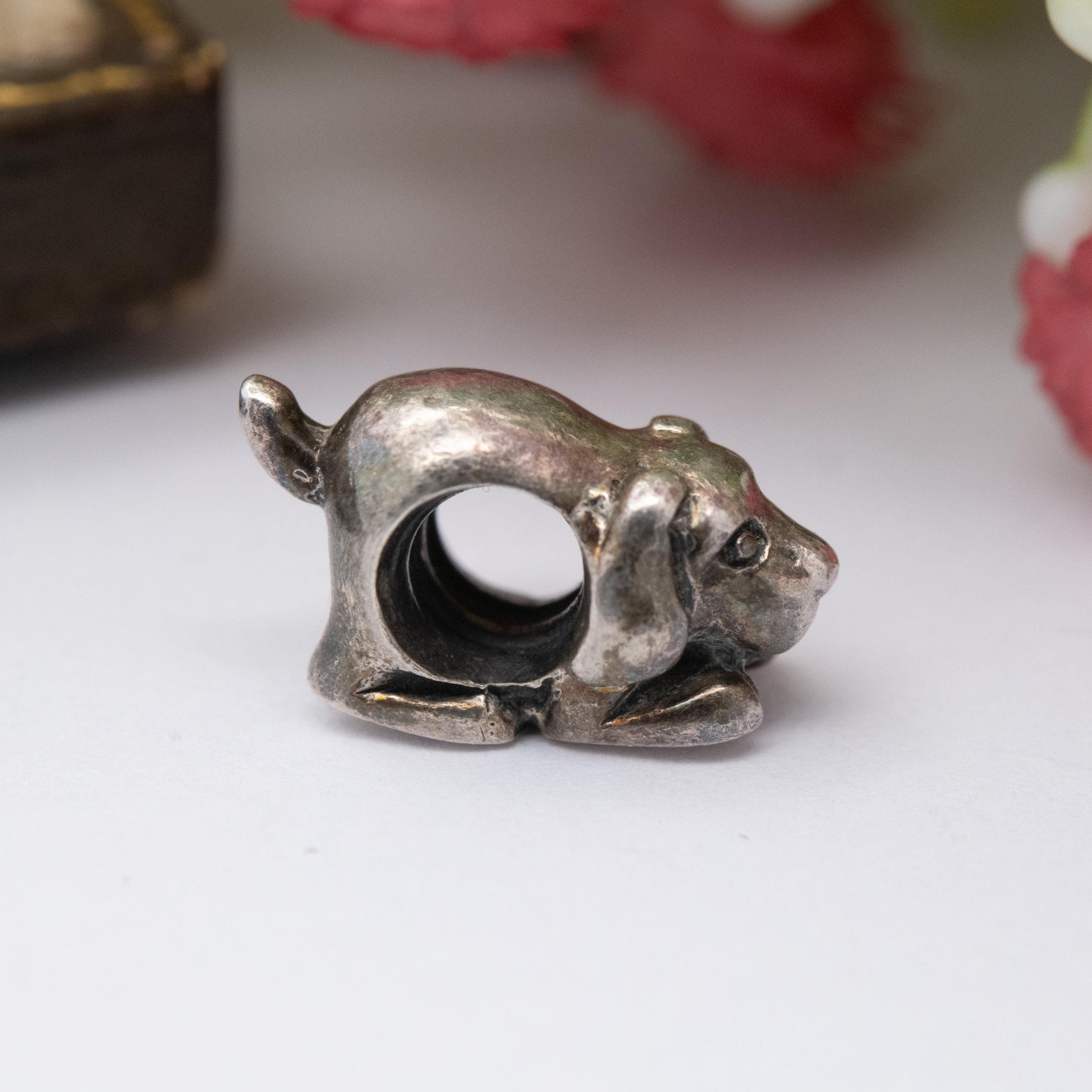 Chamilia Sterling Silver Dog Charm Pendant - Designer Gift for Charm Bracelet