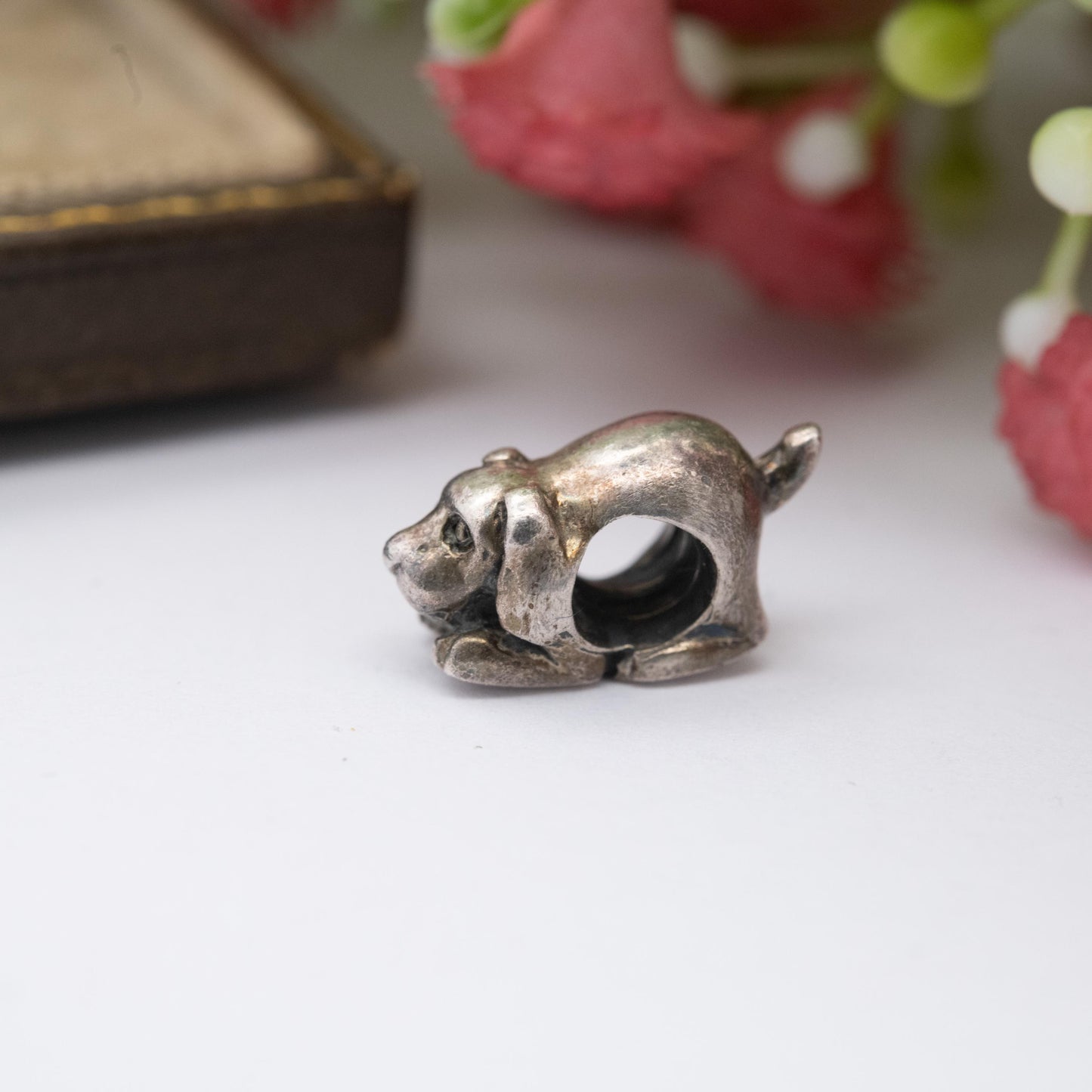 Chamilia Sterling Silver Dog Charm Pendant - Designer Gift for Charm Bracelet