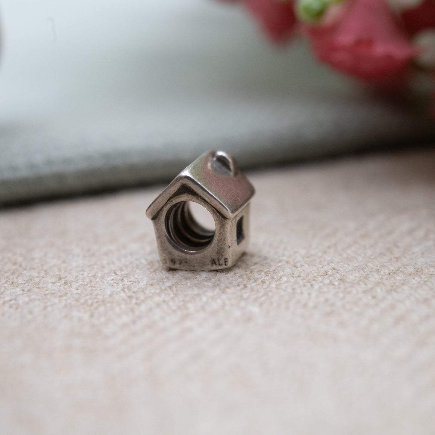 Pandora Sterling Silver House Charm Pendant - Designer Gift for Charm Bracelet