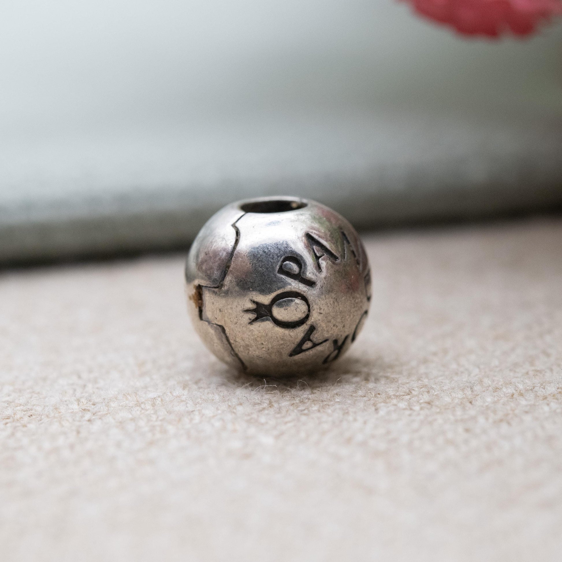 Pandora Sterling Silver Spacer Charm Pendant - Designer Gift for Charm Bracelet