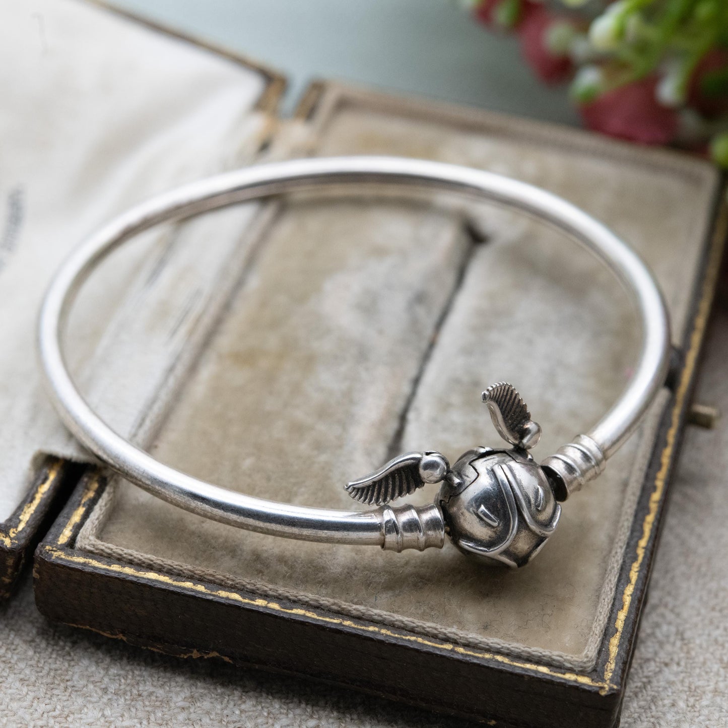 Pandora Sterling Silver Harry Potter Golden Snitch Charm Bracelet - Designer Bracelet for Pandora Charms | Unisex Gift for Him Her