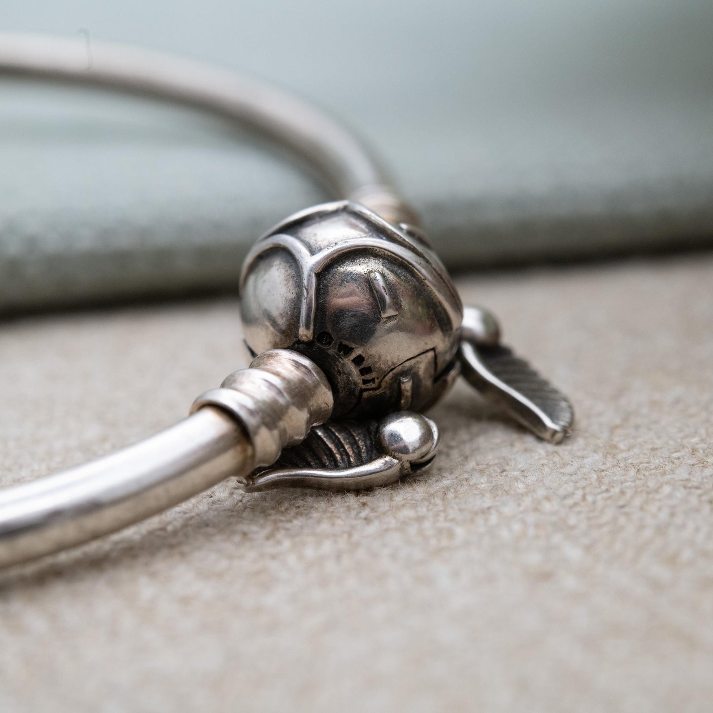 Pandora Sterling Silver Harry Potter Golden Snitch Charm Bracelet - Designer Bracelet for Pandora Charms | Unisex Gift for Him Her