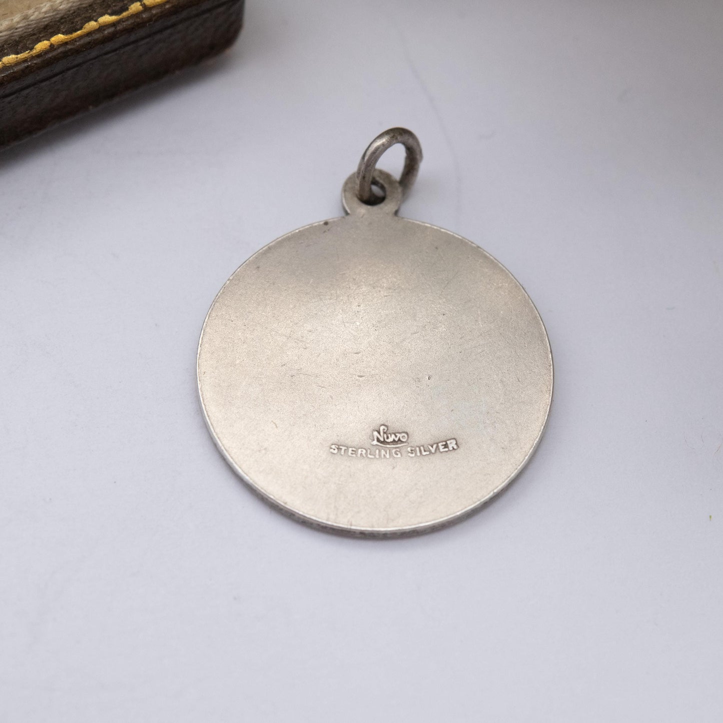 Vintage Nuvo Sterling Silver St. Christopher Charm Pendant - Patron Saint of Travellers