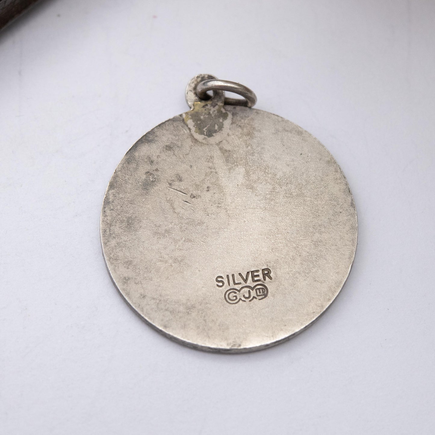 Vintage Georg Jensen Sterling Silver St. Christopher Pendant - Saint of Travelling