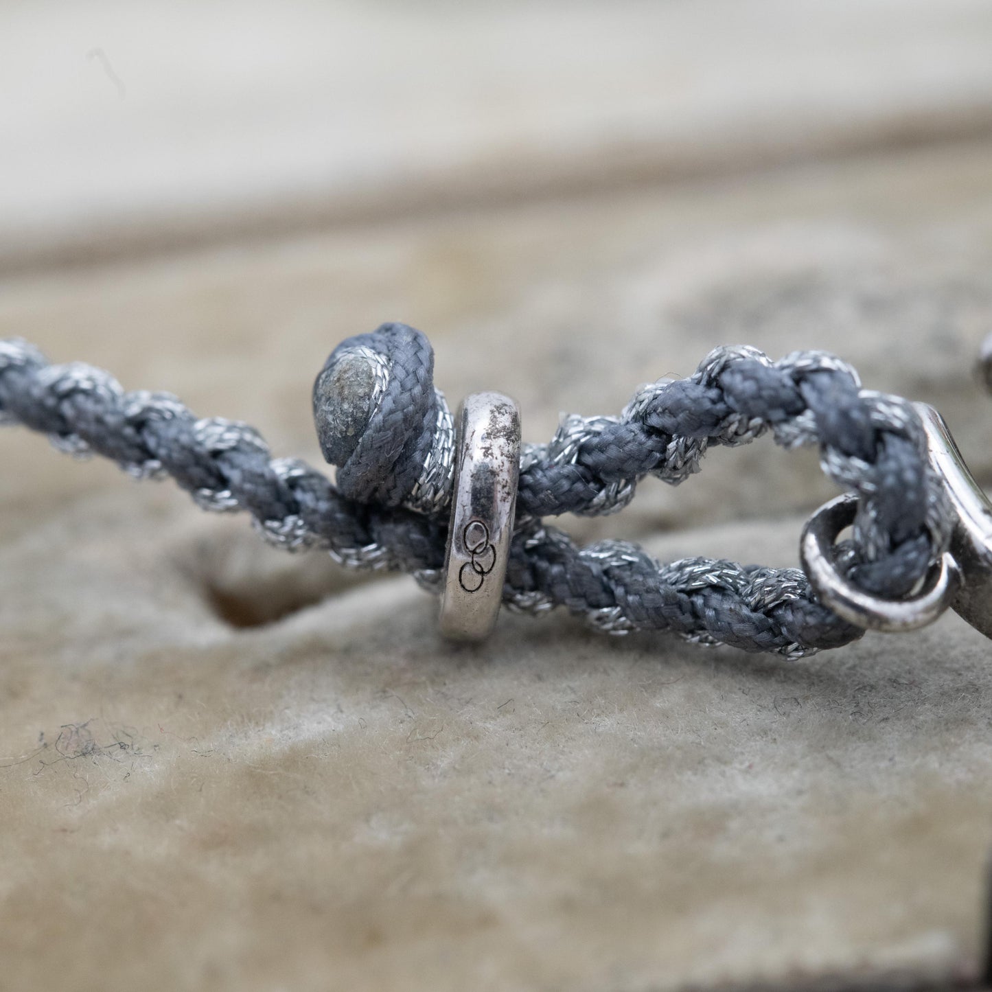 Links of London Sterling Silver Horse Shoe Cord Bracelet