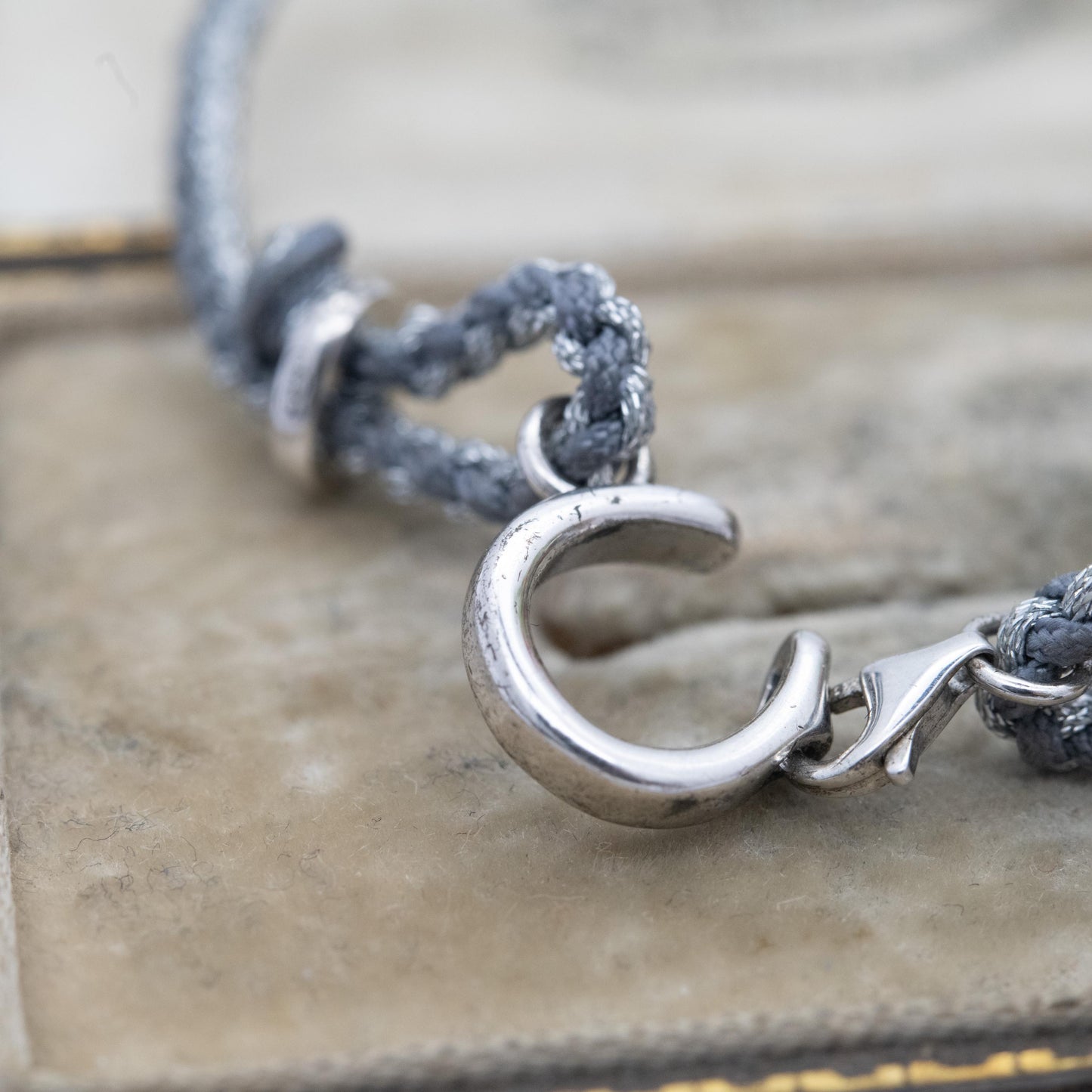 Links of London Sterling Silver Horse Shoe Cord Bracelet