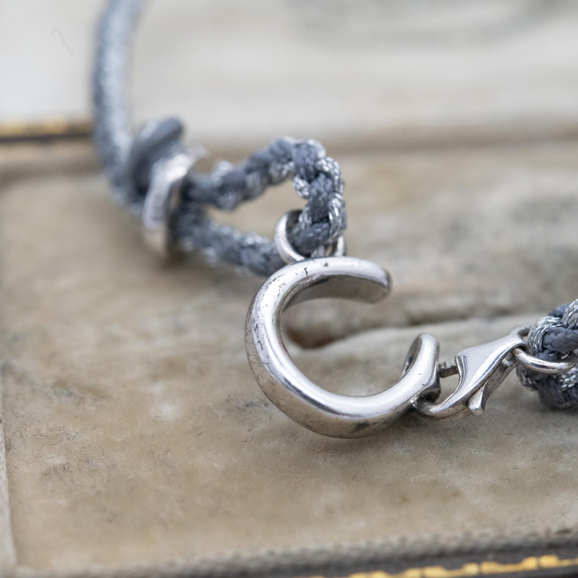 Links of London Sterling Silver Horse Shoe Cord Bracelet
