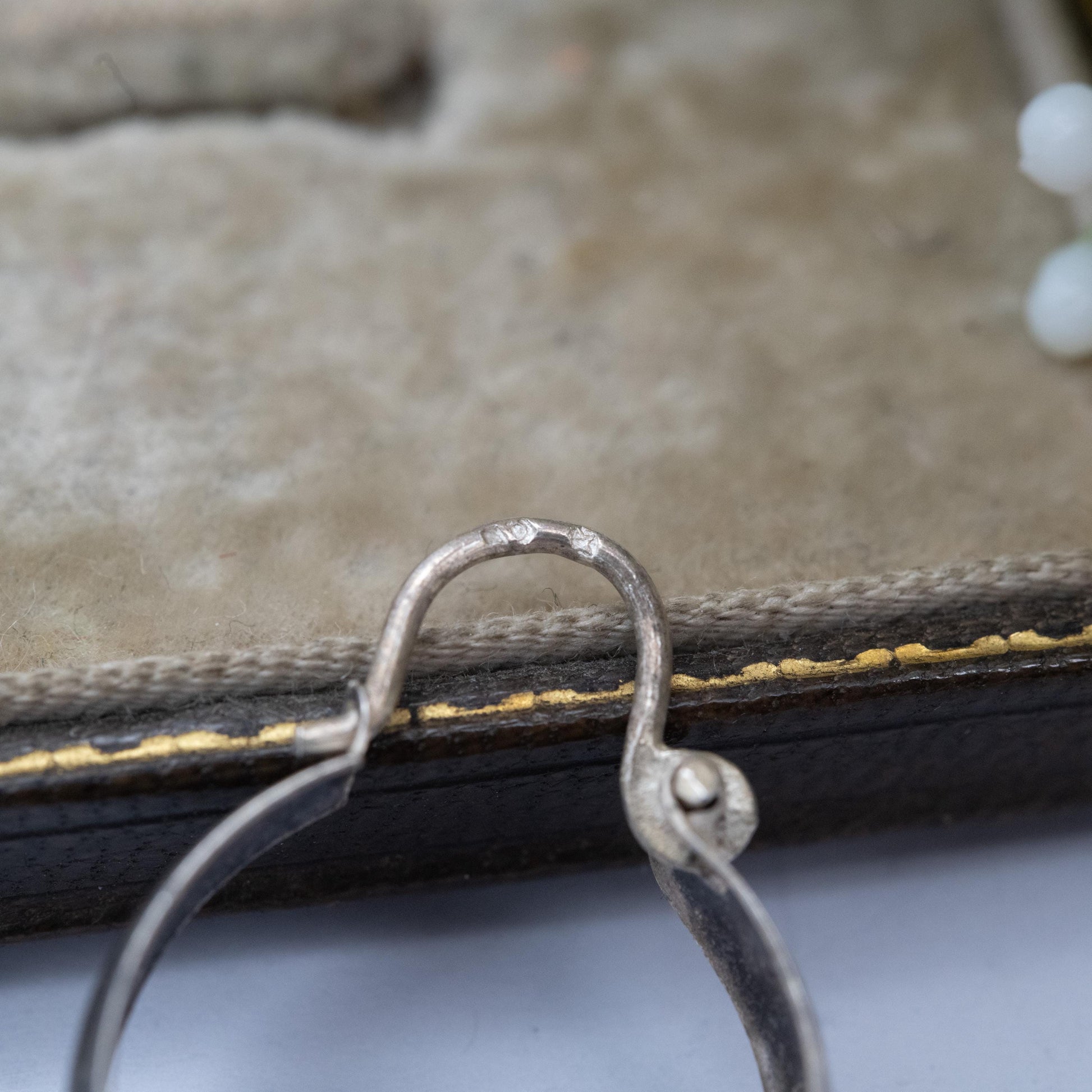 Vintage Sterling Silver Hoop Earrings - Minimalist Design | Everyday Jewellery | Gift for Her