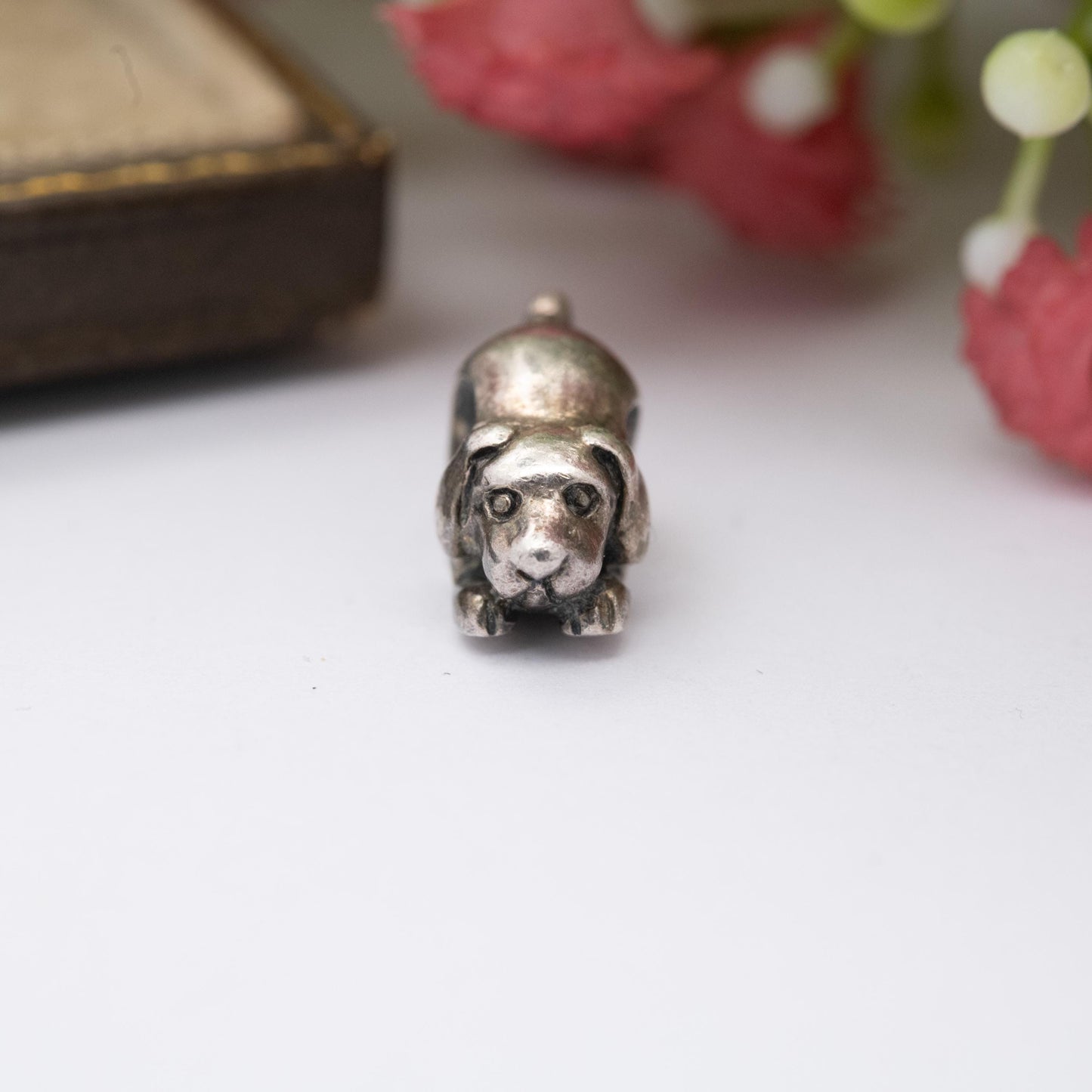 Chamilia Sterling Silver Dog Charm Pendant - Designer Gift for Charm Bracelet
