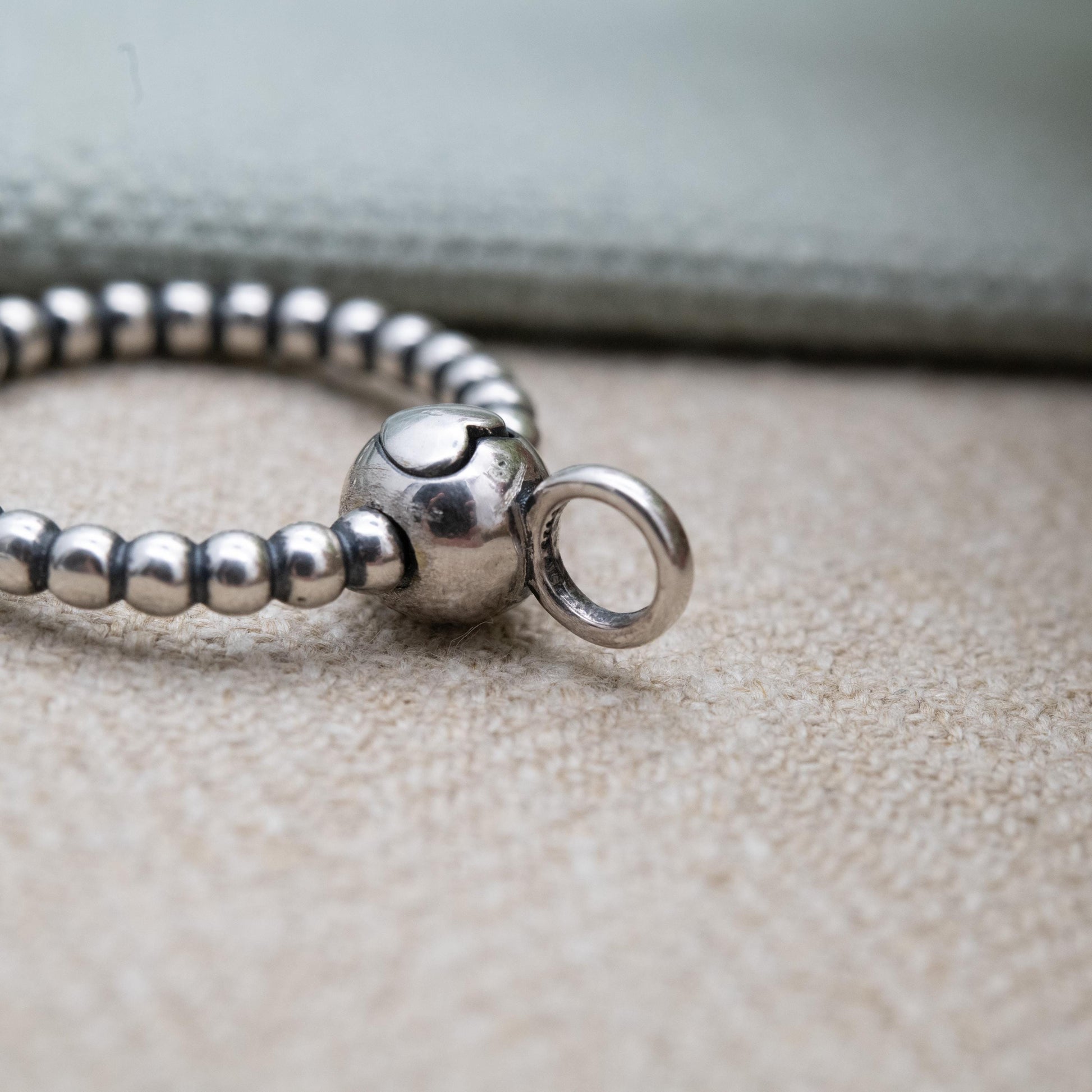 Pandora Sterling Silver Beaded O Pendant - Love Heart Jewellery | Openwork Circle Shape | Unisex Gift for Necklace Chain