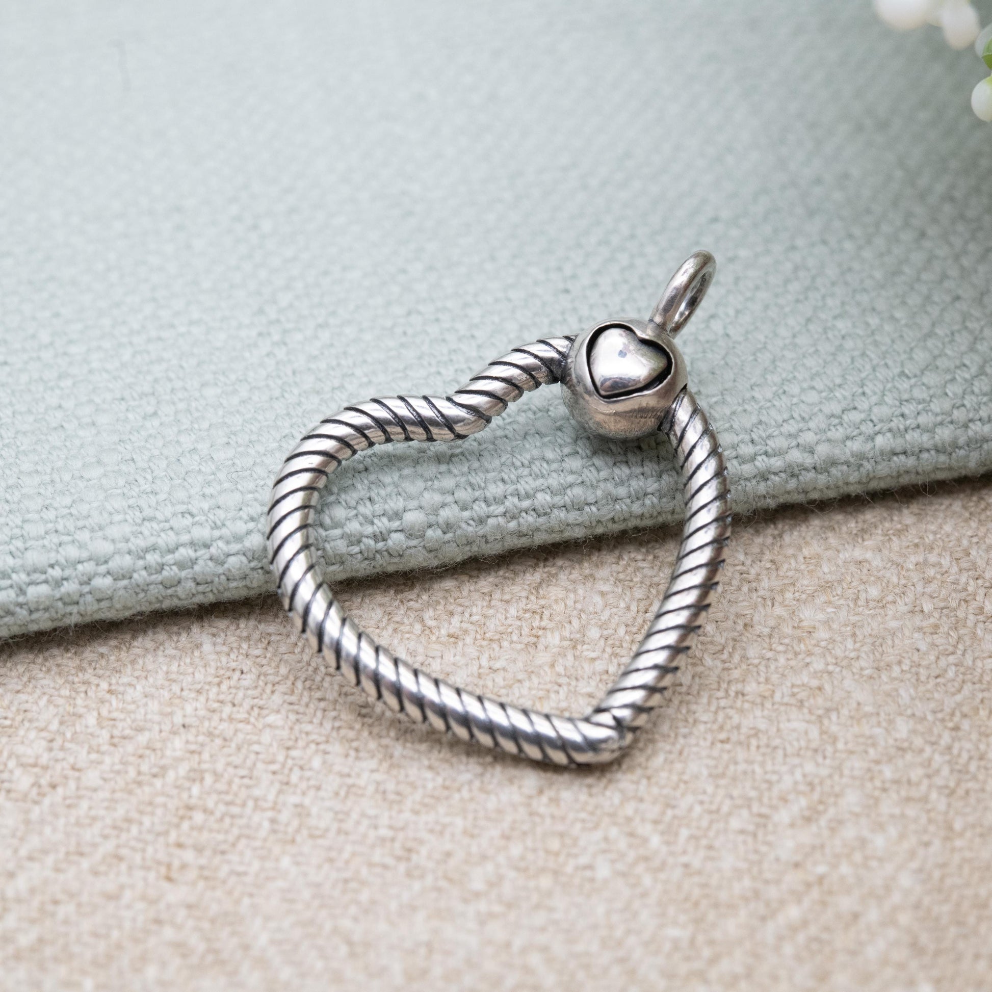 Pandora Sterling Silver Moments Love Heart Pendant - Designer Unisex Gift for Necklace Chain