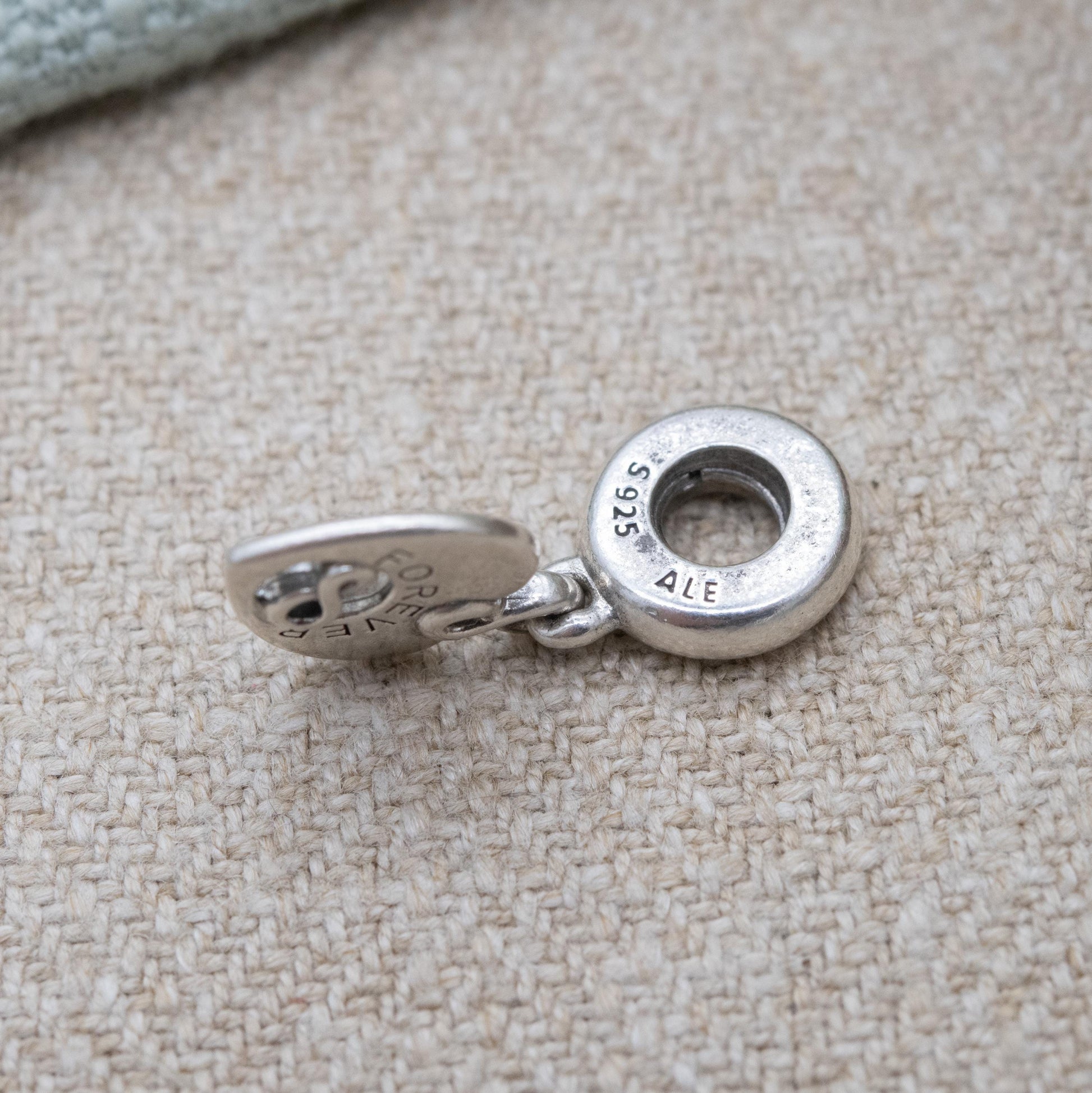 Pandora Sterling Silver Friends Forever Infinity Heart Charm Pendant - Love Heart | Designer Gift for Charm Bracelet
