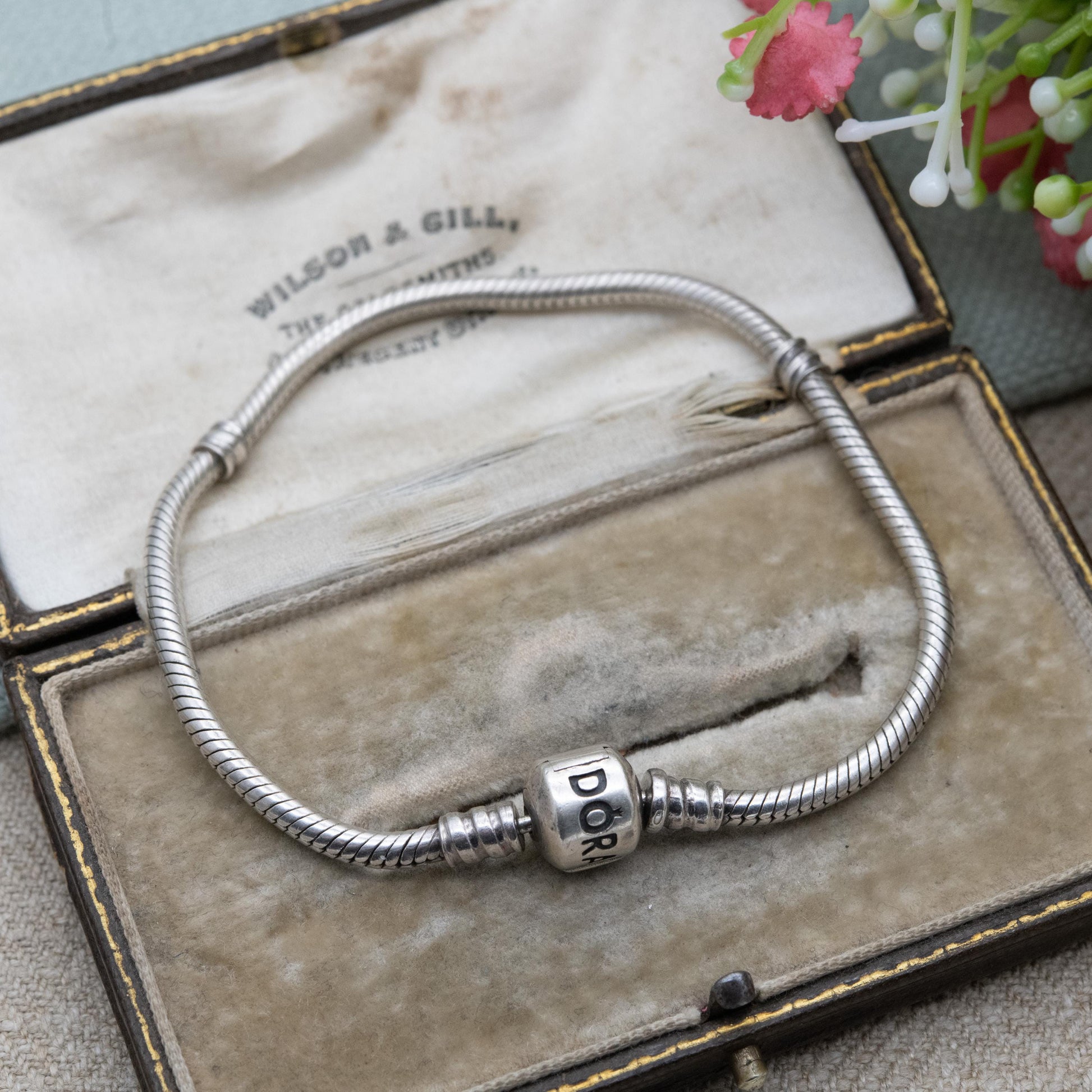 Sterling Silver Pandora Charm Bracelet - 925 ALE | Branded | Bracelet for Pandora Charms | Unisex Gift
