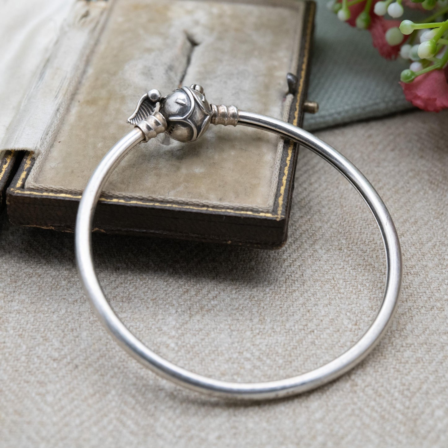 Pandora Sterling Silver Harry Potter Golden Snitch Charm Bracelet - Designer Bracelet for Pandora Charms | Unisex Gift for Him Her