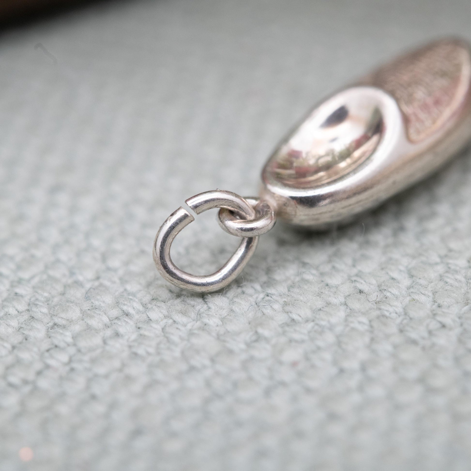 Vintage Silver Clog Charm Pendant - Netherlands Souvenir | Gift for Charm Bracelet