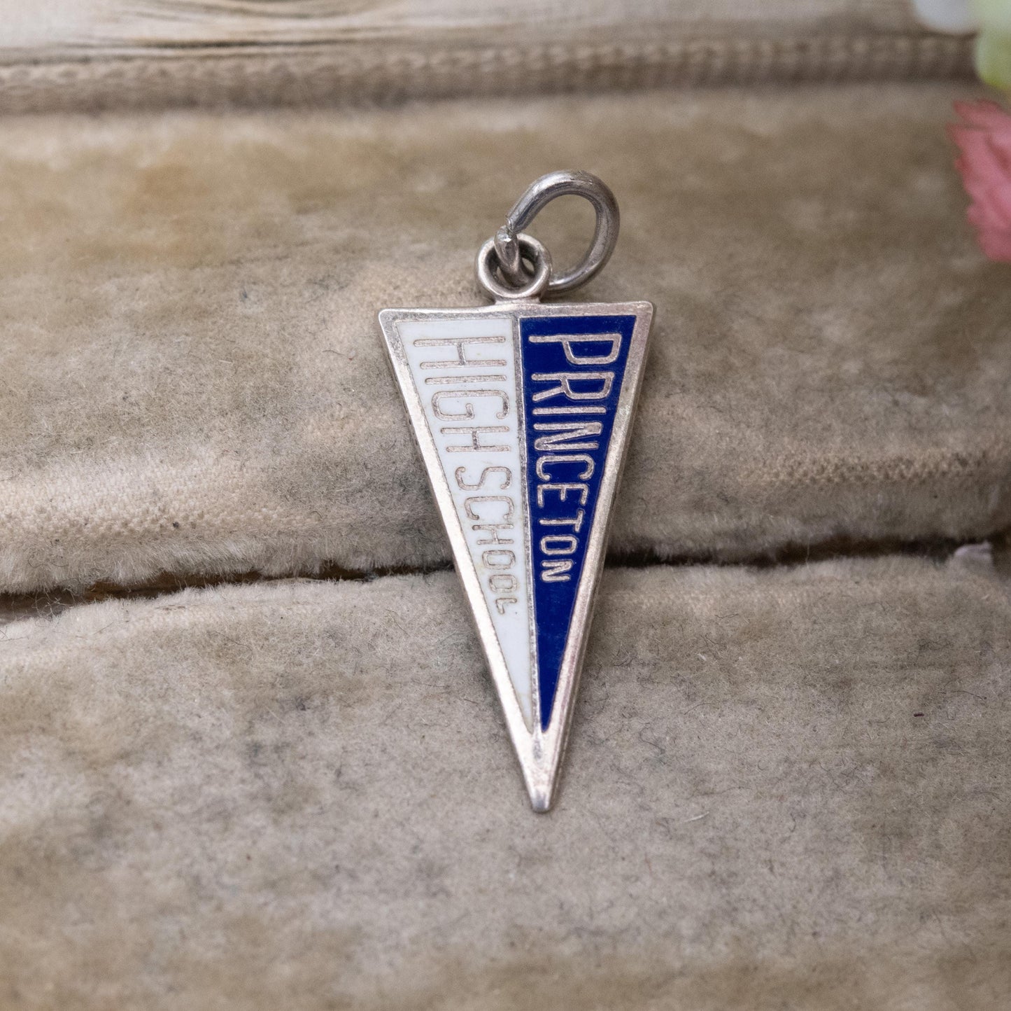 Vintage Danecraft Sterling Silver Princeton High School Charm Pendant - New Jersey Souvenir Gift for Charm Bracelet