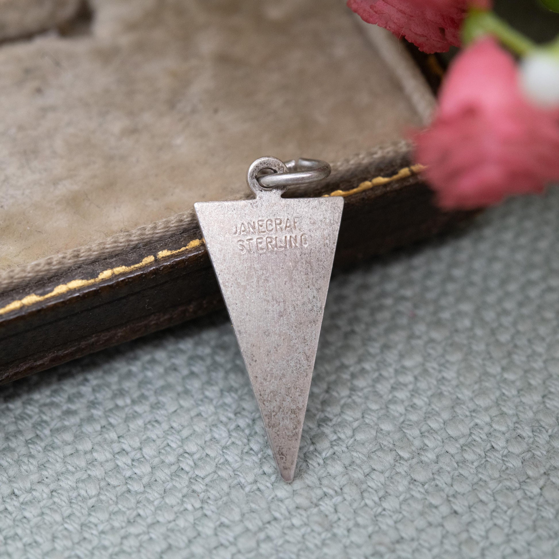 Vintage Danecraft Sterling Silver Princeton High School Charm Pendant - New Jersey Souvenir Gift for Charm Bracelet
