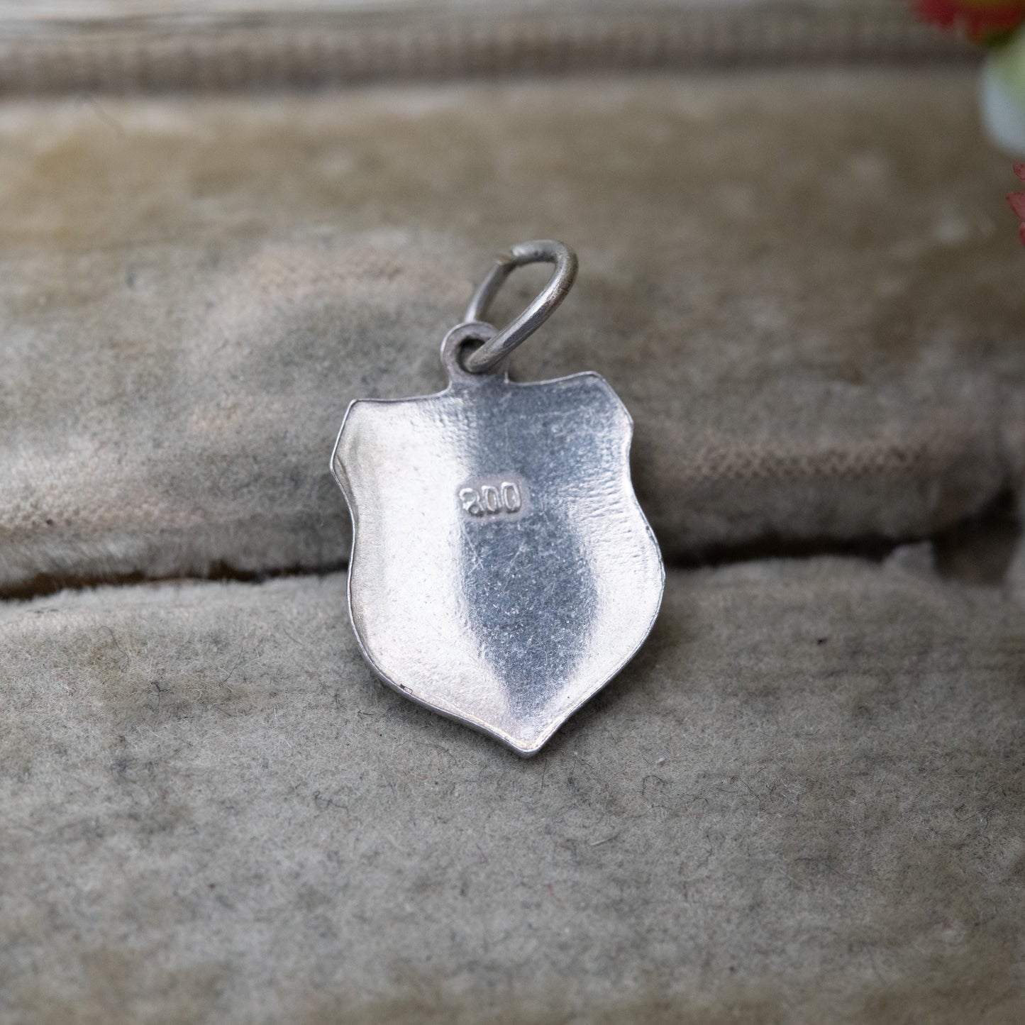 Vintage 800 Silver Enamel Tirol Charm Pendant - Austrian Alps Travel Souvenir Gift for Charm Bracelet