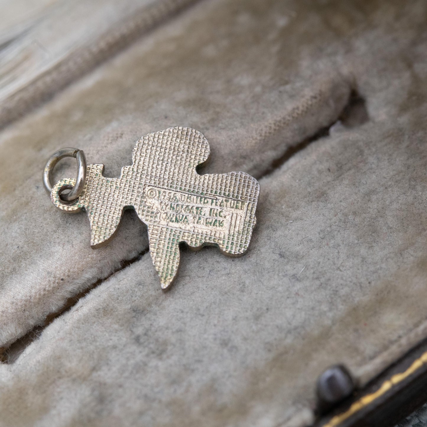 Vintage Enamel Snoopy and Woodstock Charm Pendant - Peanuts Comic Character | Gift for Charm Bracelet