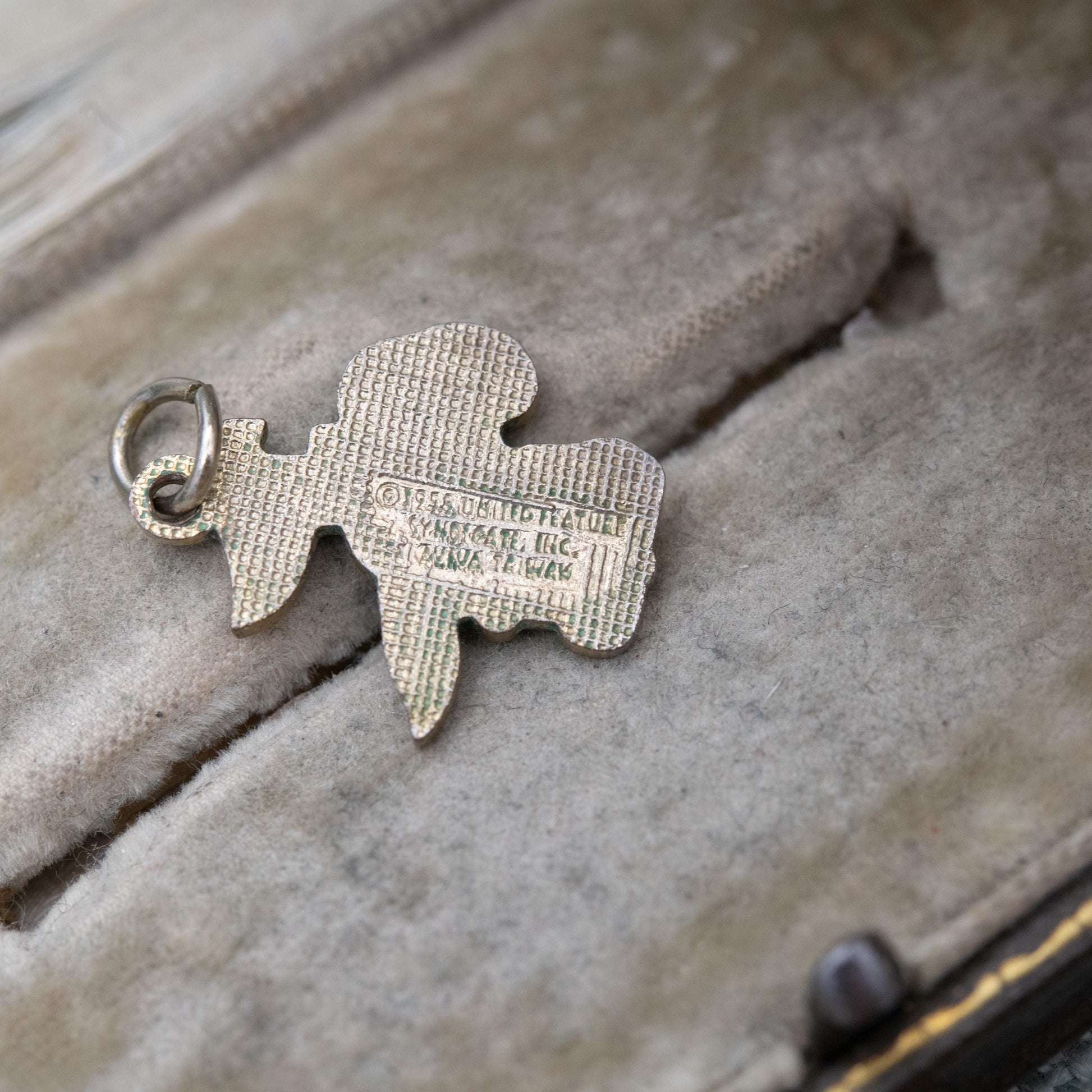 Vintage Enamel Snoopy and Woodstock Charm Pendant - Peanuts Comic Character | Gift for Charm Bracelet