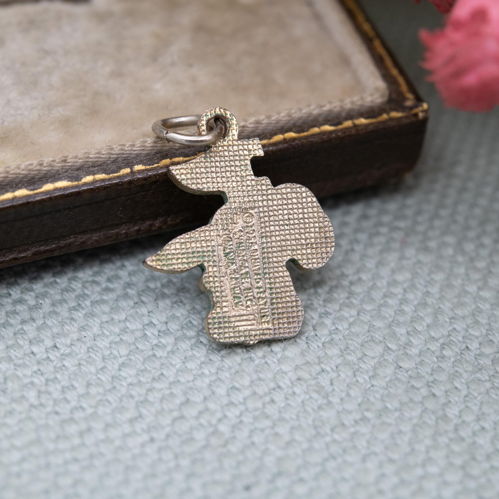 Vintage Enamel Snoopy and Woodstock Charm Pendant - Peanuts Comic Character | Gift for Charm Bracelet