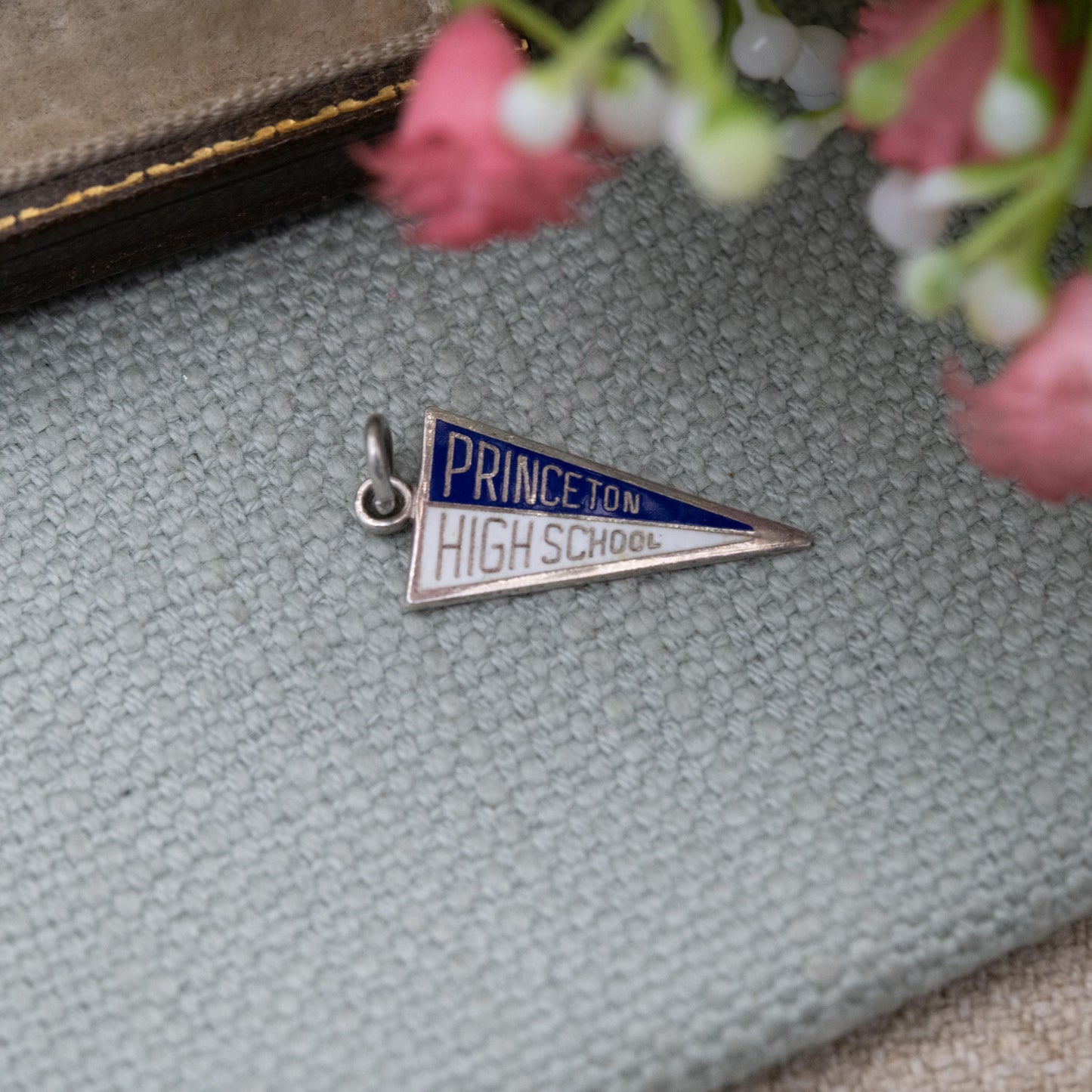 Vintage Danecraft Sterling Silver Princeton High School Charm Pendant - New Jersey Souvenir Gift for Charm Bracelet